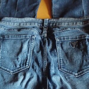 Guess Women's Dark Blue Denim Jeans